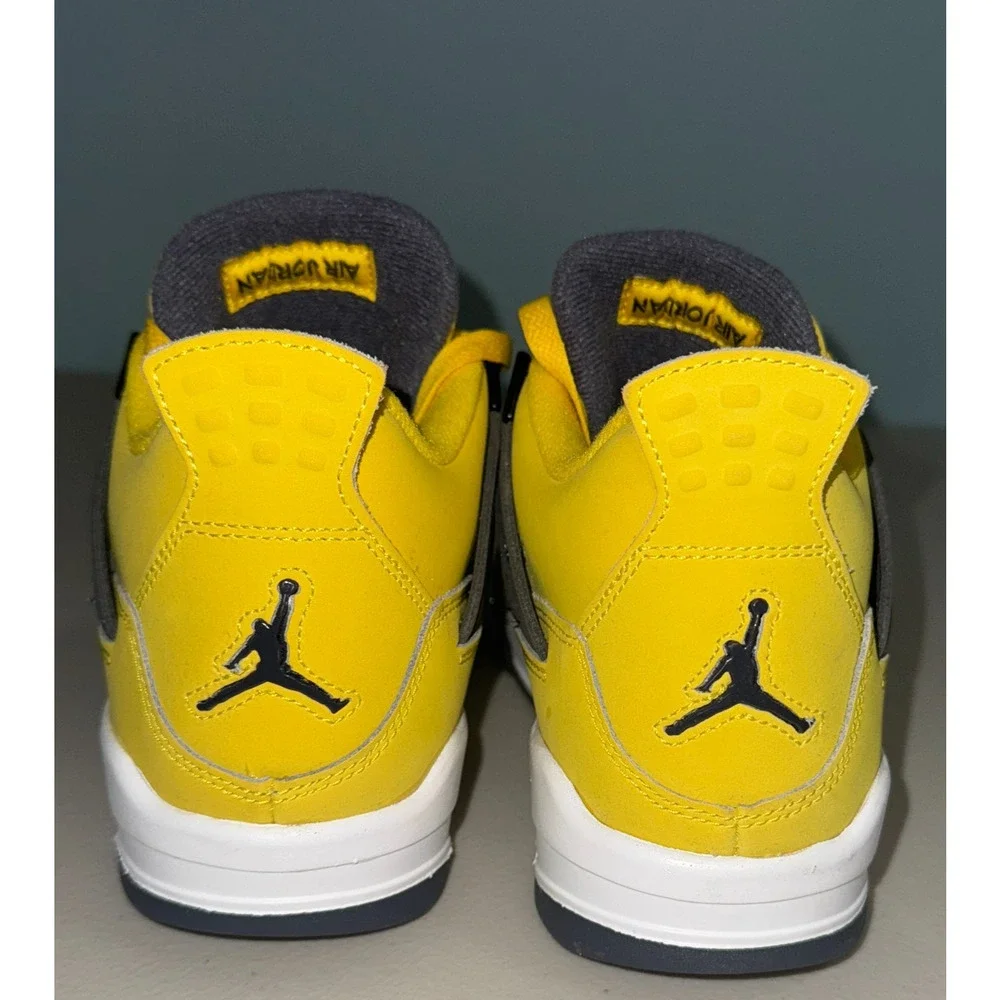 Jordan 4 Size 6Y Lightning‎ Grade School 408452-700 Air Jordan Retro Womens 7.5